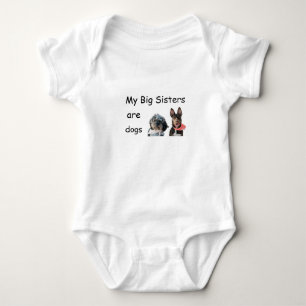 BODY PERSONNALISÉ MES GRANDES SOEURS SONT DES CHIENS