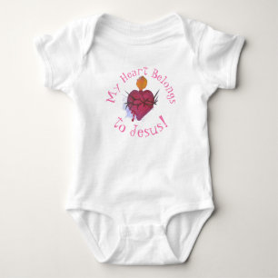 Body Personnalisé "Mon coeur appartient à Jésus"