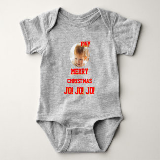 Body personnalisé Noël pour bébé en jersey couleur