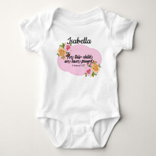Body Personnalisé pour cet enfant nous avons prié