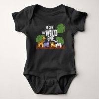 Personnalisé WILD ONE Blue Safari 1er anniversaire