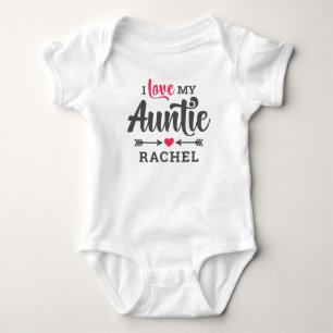 Body Personnalisée J'aime ma tante