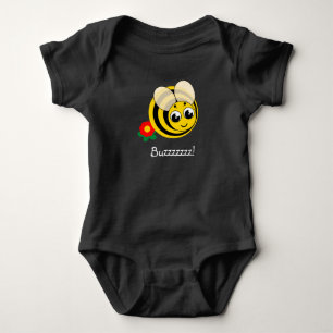 Body Personnaliser, abeille mignonne, abeille bourdonna