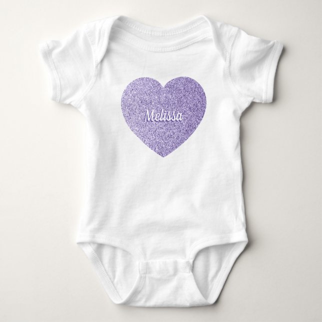 Body Personnaliser cardiaque ultra violet clair ultra v (Devant)