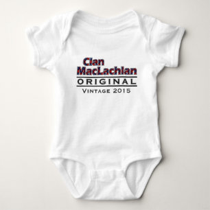 Body Personnaliser vintage de MacLachlan de clan votre