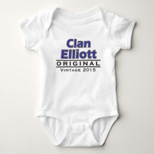 Body Personnaliser vintage d'Elliott de clan votre