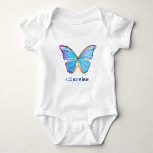 Body Personnalisez BLUE BUTTERFLY -