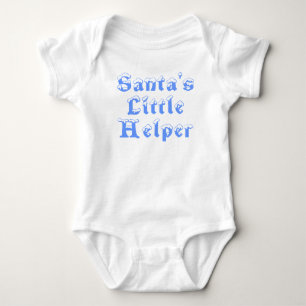 Body Petit Aide de Père Noël - bleu glace