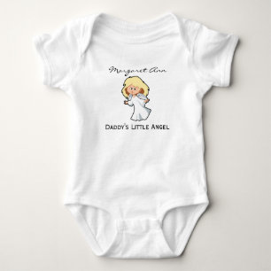 Body Petit ange de papa Personnalisé 2 côtés imprimé B