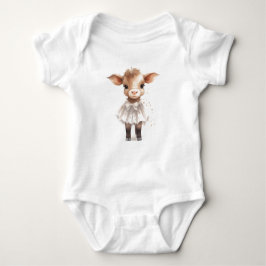 Body Petit bébé doux veau de vache en robe