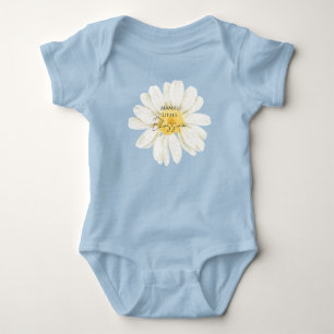 Body Petit Bourgeon de Maman Jolie Marguerite Bleue