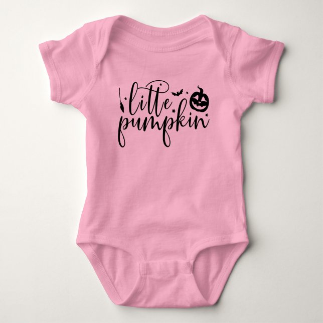 Body Petit Citrouille Halloween Baby Bodysuit (Devant)