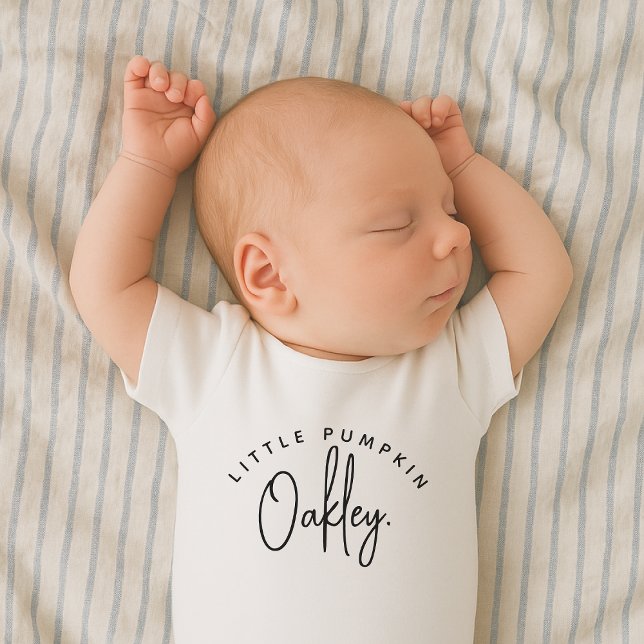 Body Petit Citrouille Halloween Unisex Baby Bodysuit (Créateur téléchargé)