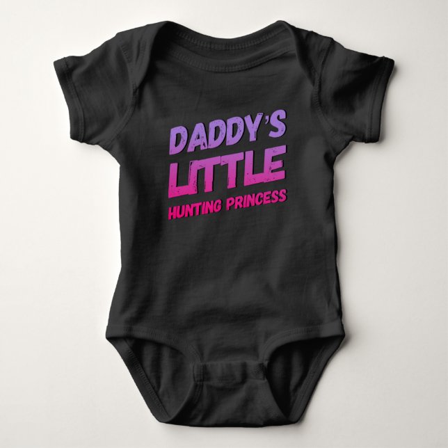 Body Petit Coon Chasse à papa Princesse Baby Bodysuit (Devant)