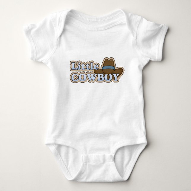 Body Petit Cowboy W/Casquette Baby Infant Onies Chemise (Devant)