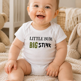 Body Petit Cul Gros Pétard Bébé Drôle Citation 