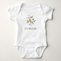 Petit Fleur sauvage Baby Chemise Baby Bodysuit