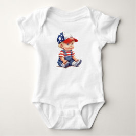 BODY PETIT GARÇON PATRIOTIQUE ADORABLE