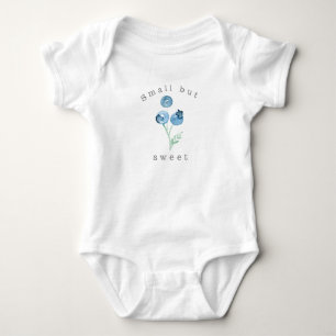 Body Petit mais sucré  Aquarelle de Blueberry Trio