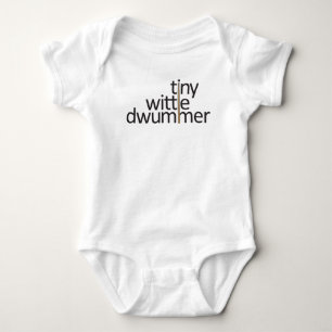 Body Petit Petit Futur Drummer Musicien Baby Talk Fun