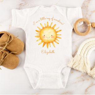 Body Petit Rayon de Soleil Personnalisé