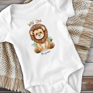 Body Petit Sauvageon Personnalisé Adorable Petit Lion G