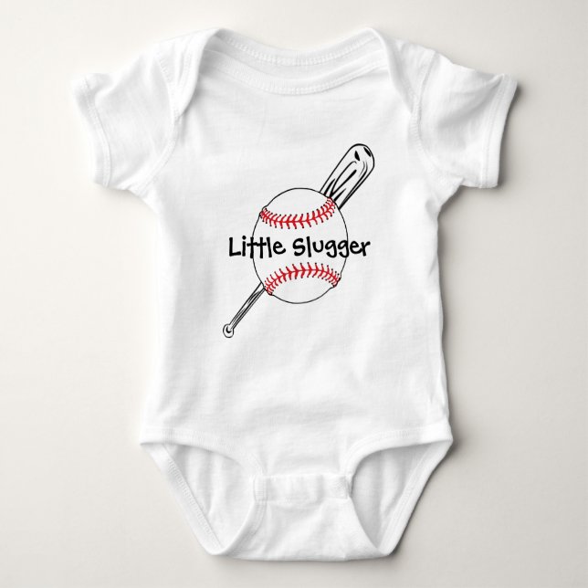 Body Petit Slugger Baseball Personnalisable Vêtements b (Devant)