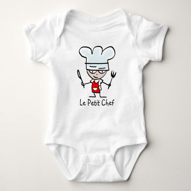 Body Petit T-shirt de bande dessinée de chef de le pour (Devant)