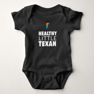 Body Petit Texan en bonne santé - noir