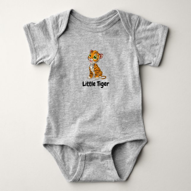 Body Petit Tigre Bodysuit pour bébé (Devant)