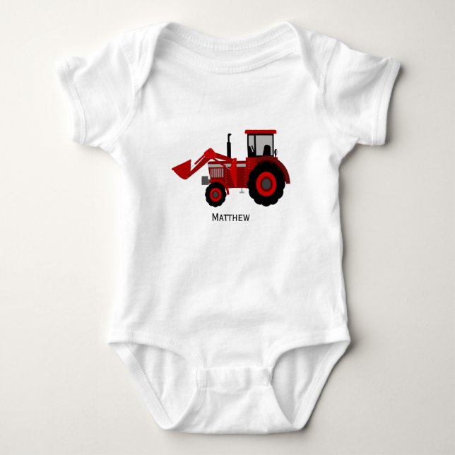 Body Petit tracteur rouge (Devant)