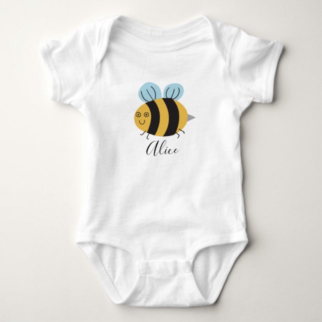 Body Petite abeille personnalisée (Devant)