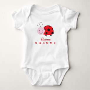 Body Petite coccinelle rouge personnalisée Infanteur