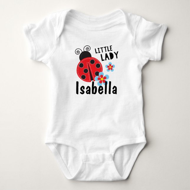 Body Petite dame personnalisée LadyBug (Devant)