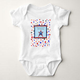 Body Petite étoile brillante de maman et papa Bleu