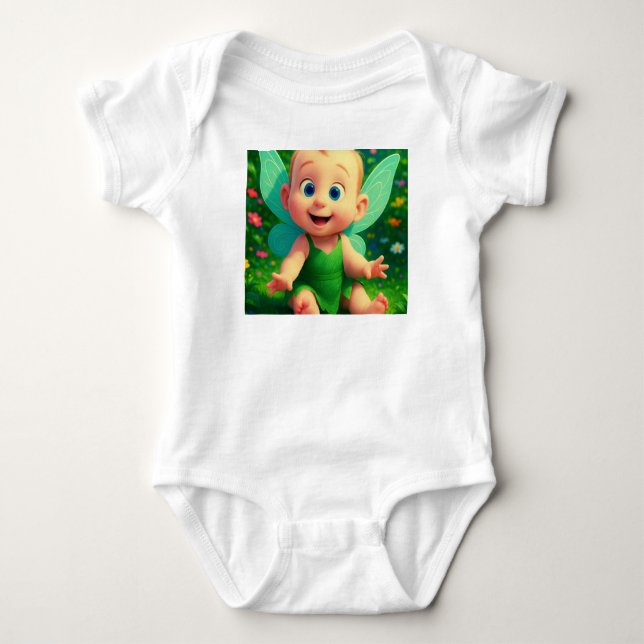 Body Petite fée rêveuse - bodysuit bébé avec ailes de f (Devant)