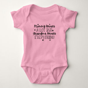 Body petite-fille mignonne maman grand-mère art mot