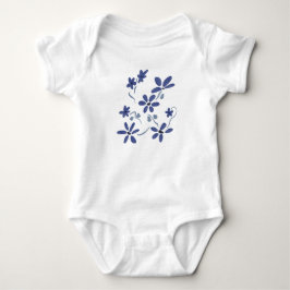 Body Petite Fleurs Romantiques Bleues