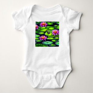Body Petite grenouille sur Lily Pad