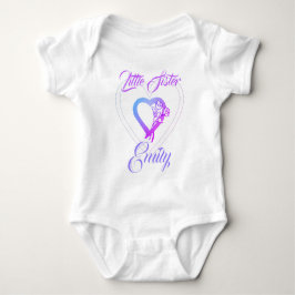 Body Petite Soeur Grande Soeur Fleur de Coeur