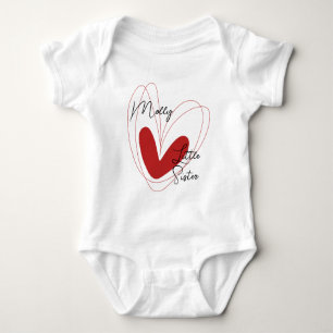 Body Petite Soeur Petite Soeur Coeur Nom Bodysuit
