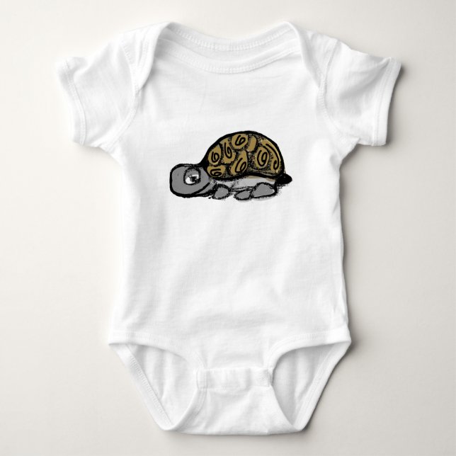 Body Petites escaliers Tortoise Babysuit (Devant)