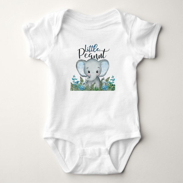Body Petits vêtements bébé cacahuètes, Eléphant nouveau (Devant)