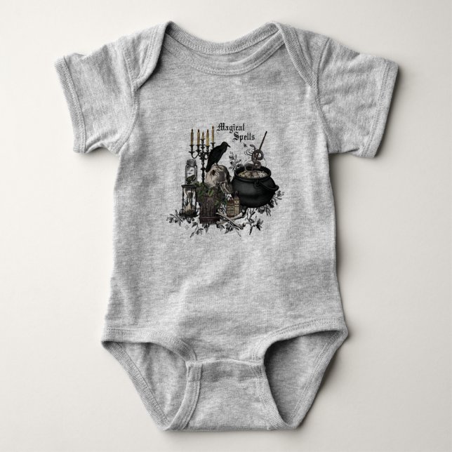 Body PEU DE TÉMOINS vintages D'Halloween (Devant)