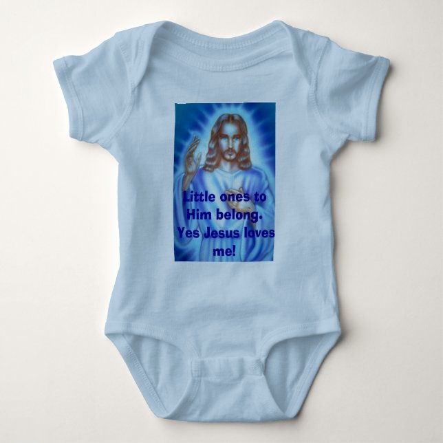 Body Photo de Jésus Bleu, Les petits à Lui appartiennen (Devant)