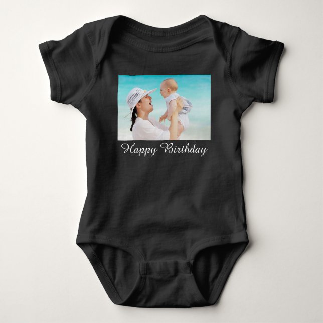Body Photo personnalisée Bodysuit bébé, votre photo ici (Devant)
