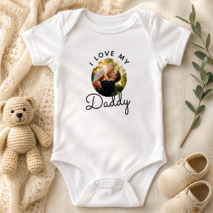 Body Photo personnalisée Je t'aime Papa Fête des pères