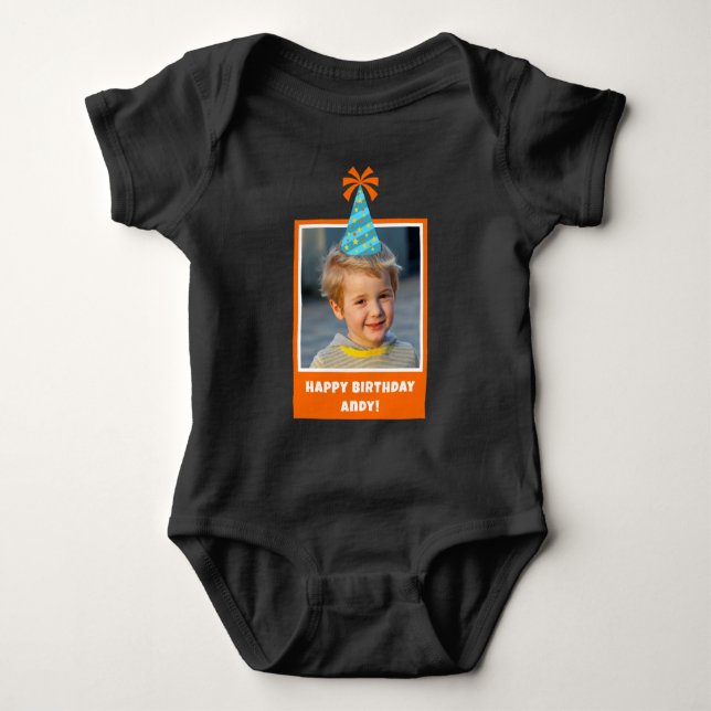 Body Photo pour enfant personnalisée Joyeux anniversair (Devant)