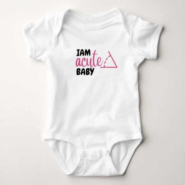 Body phrases drôles Cadeau, Math Baby Bodysuit (Devant)