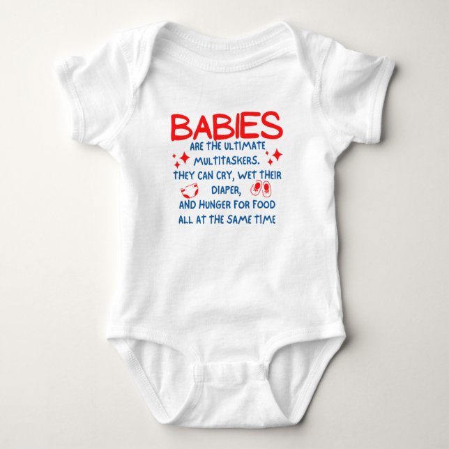 Body phrases drôles Gift Baby Bodysuit (Devant)